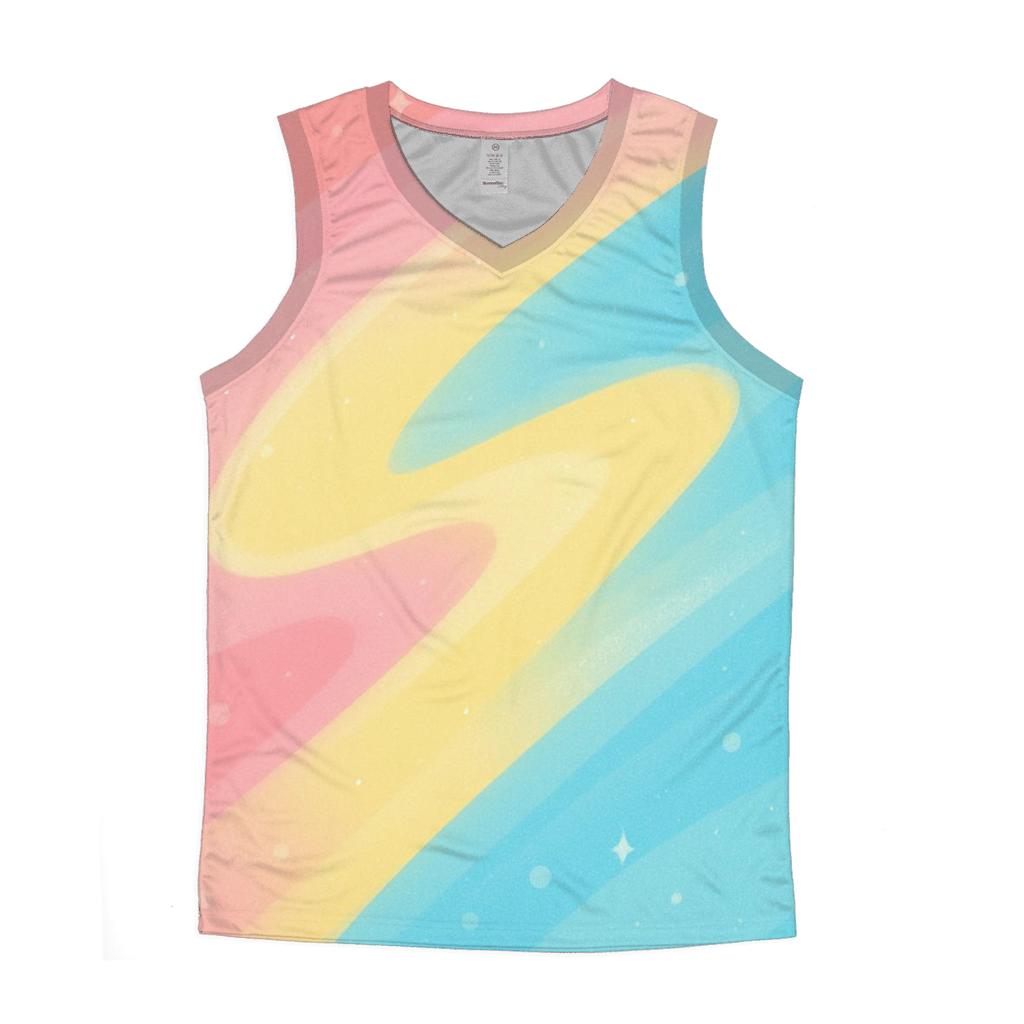 Candy Aurora Sweep personalized athletic tanks