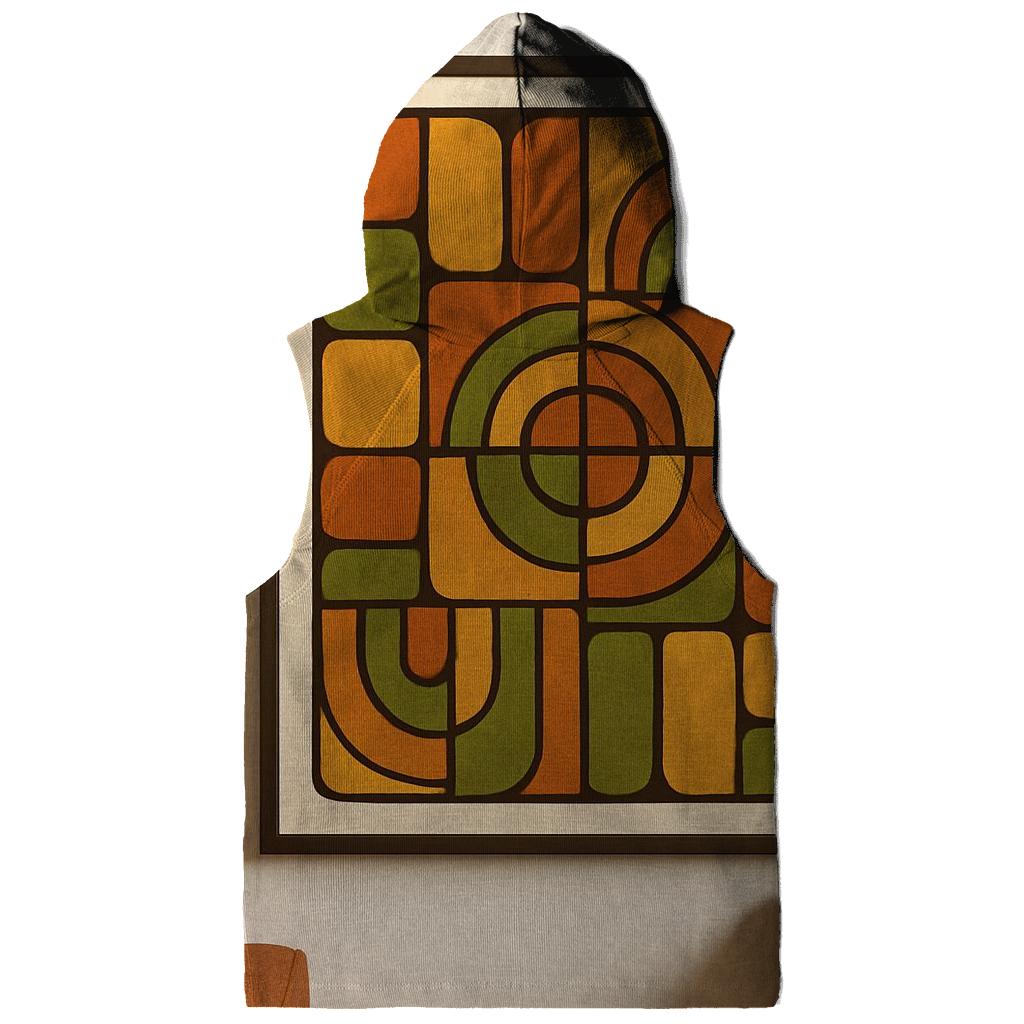 Sunset Groove Mosaic printed hoodies