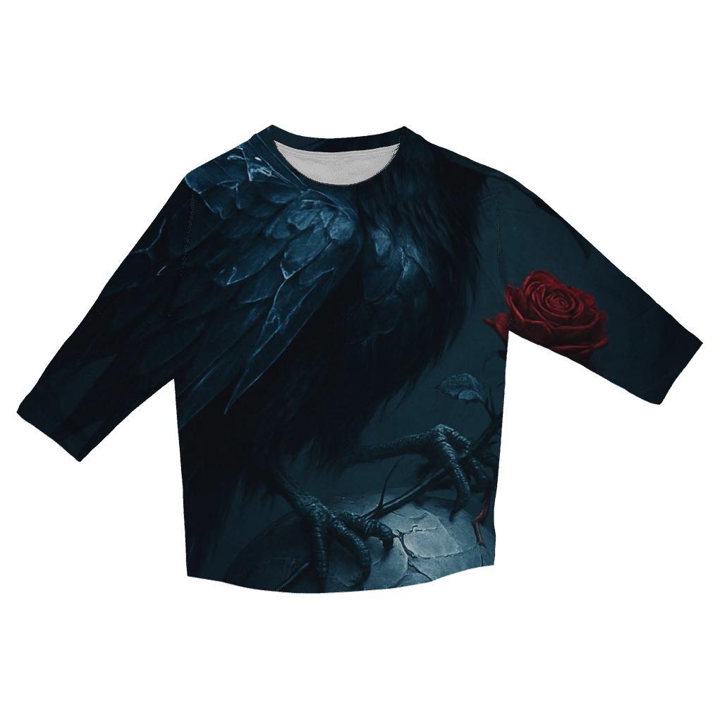 Raven Of Broken Moons personalized 3/4 sleeve tees