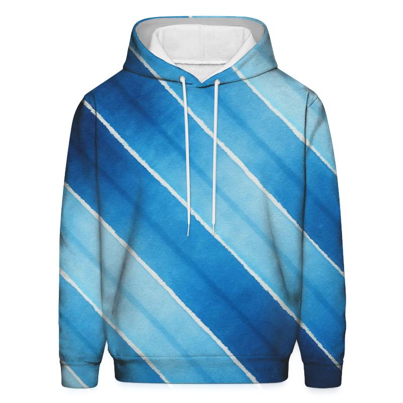 Indigo Arashi Diagonals heavyweight hoodies