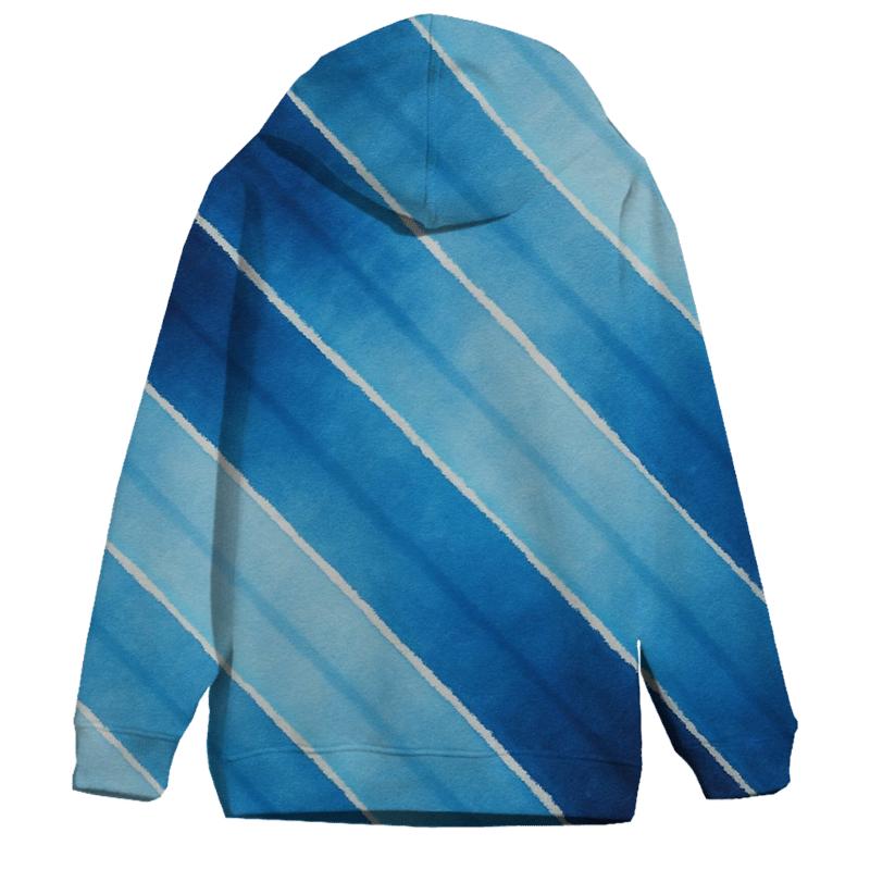 Indigo Arashi Diagonals heavyweight hoodies