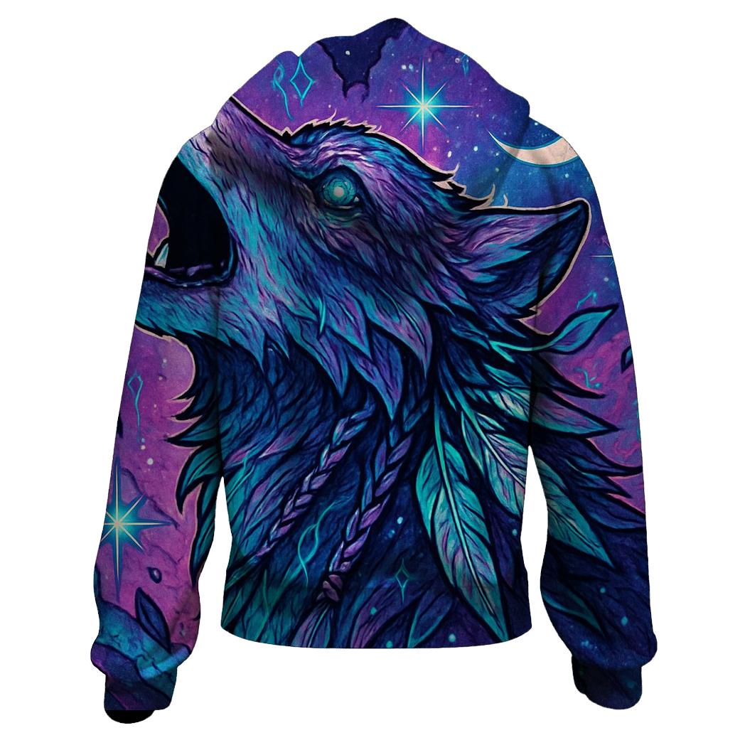 Nebula Howl Sentinel zip-up hoodies