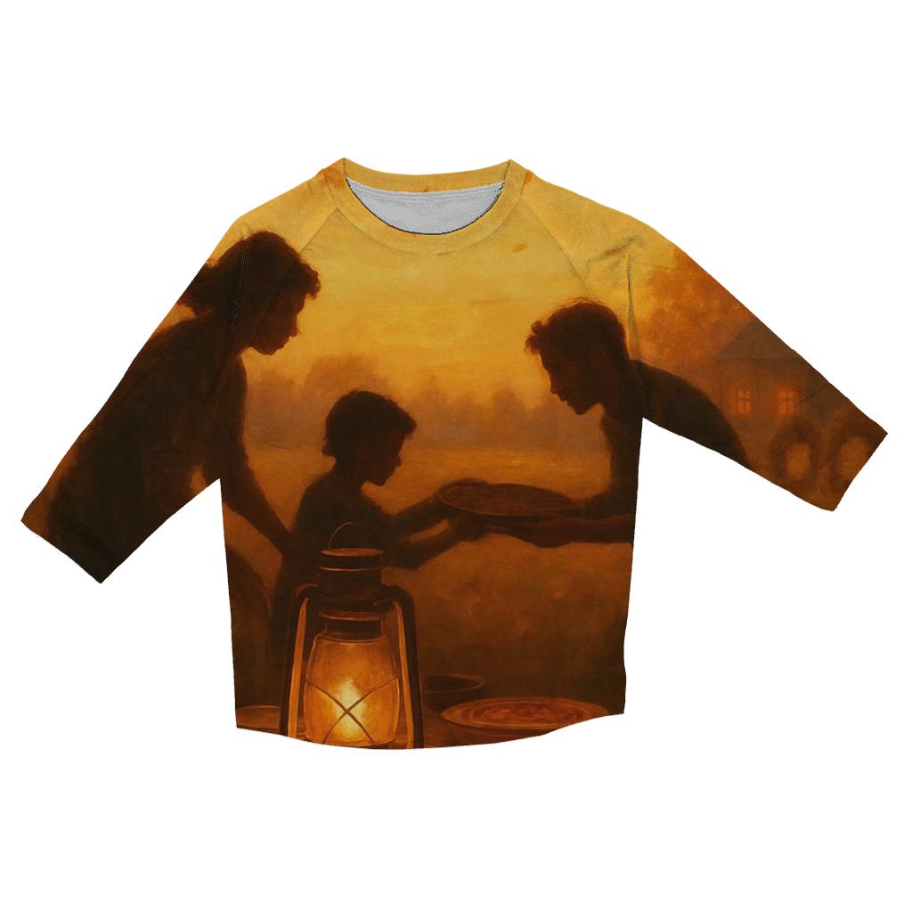 Harvest Lantern Table fashion 3/4 sleeve shirts