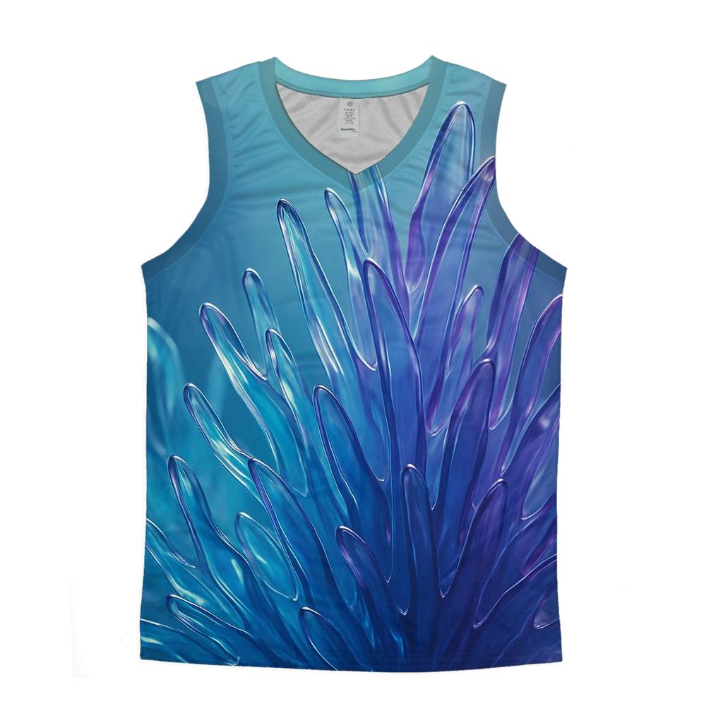 Glass Reef Gradient personalized athletic tanks