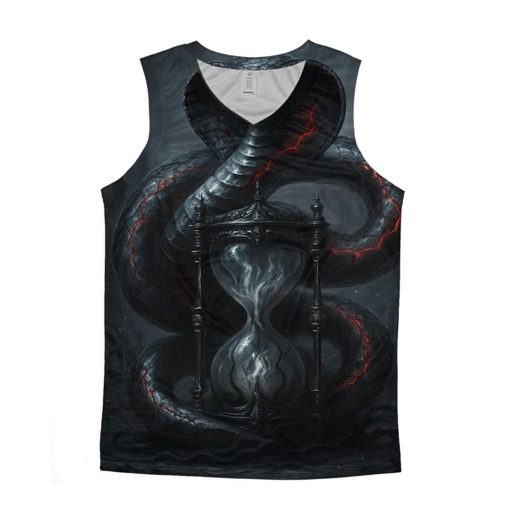 Serpent Of The Iron Hourglass cotton sleeveless tops