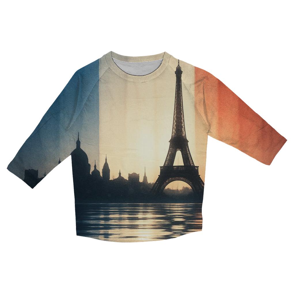 Tricolore Reflection casual three quarter sleeve shirts