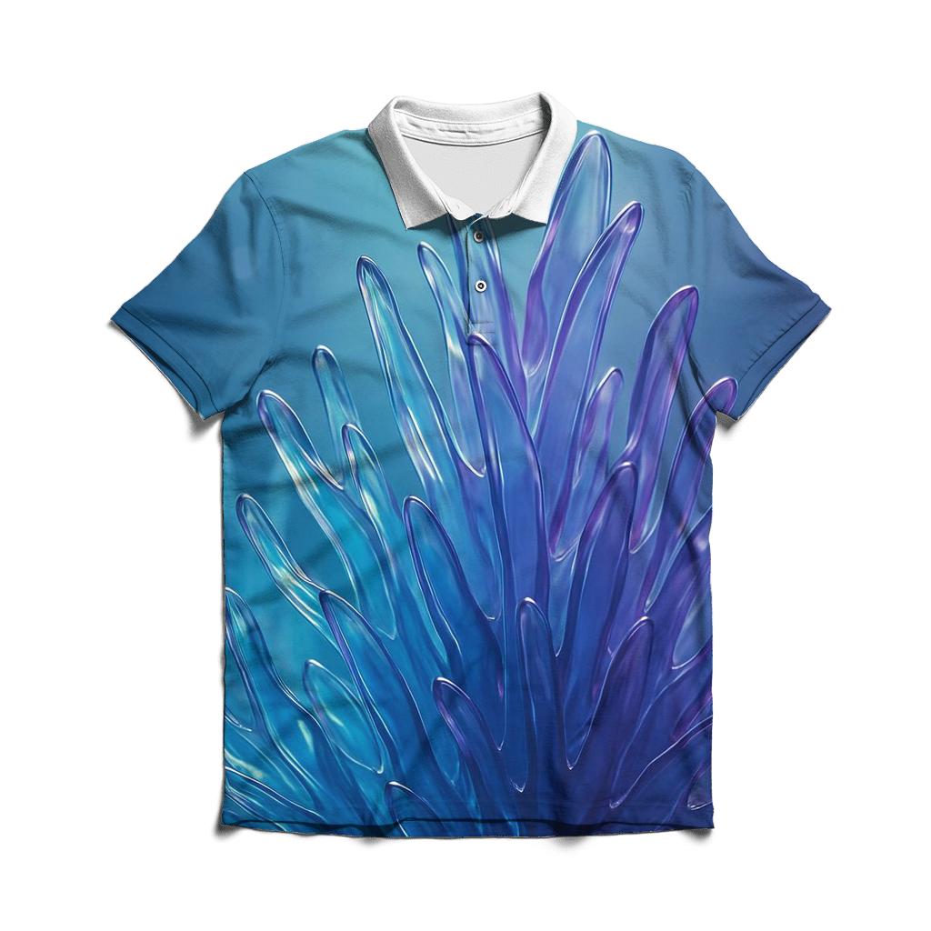 Glass Reef Gradient casual sports polo shirts