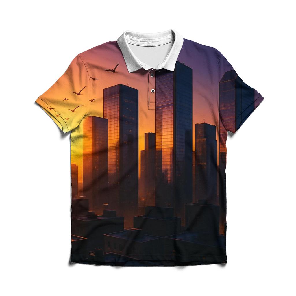 Skyline Ember Mosaic branded logo polo shirts