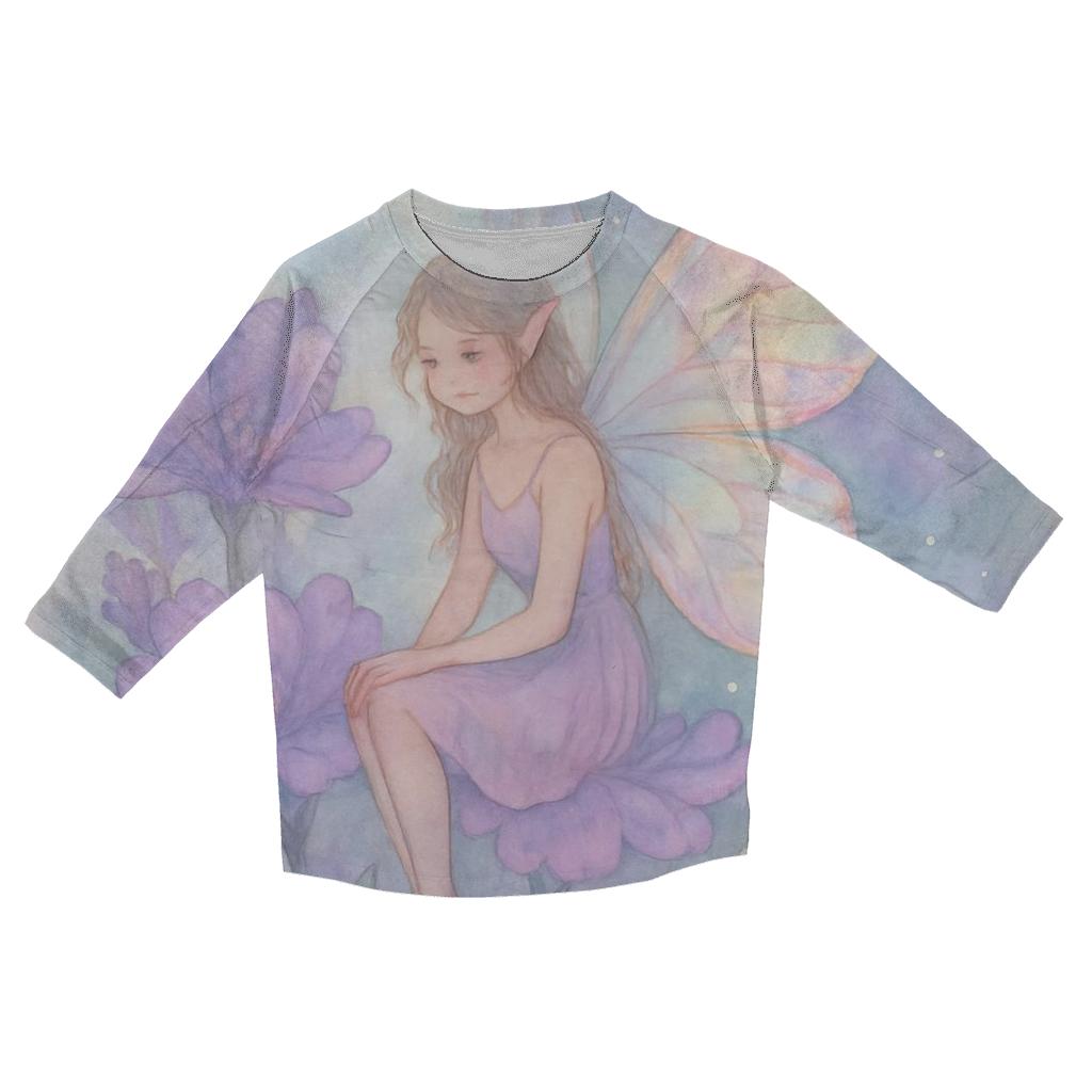 Mystic Garden Faerie custom 3/4 sleeve shirts