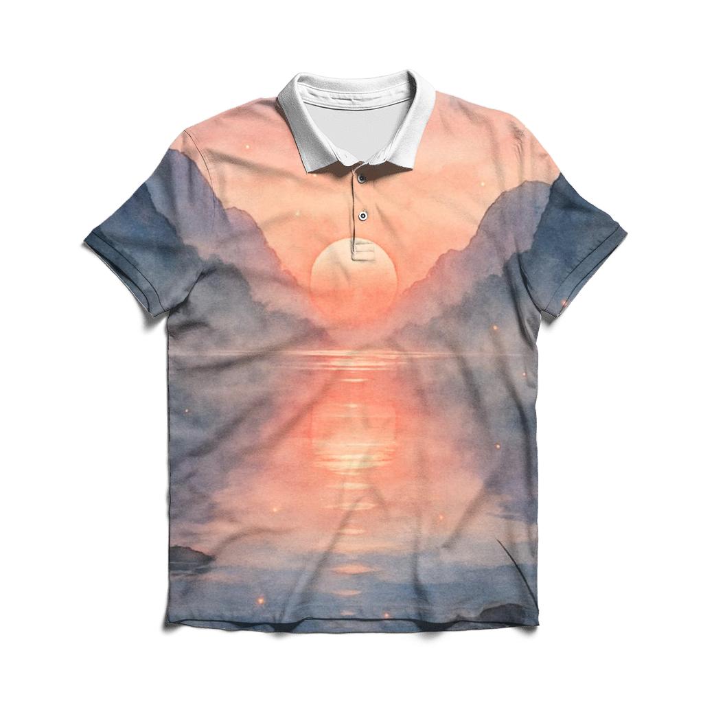 Glass Lagoon Mirage branded logo polo shirts