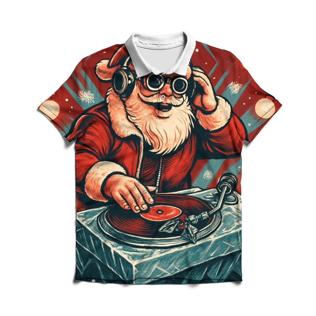 Frost Forge DJ Claus casual sports polo shirts