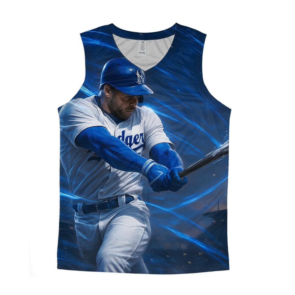 Blue Energy Swing trendy fitted tank tops