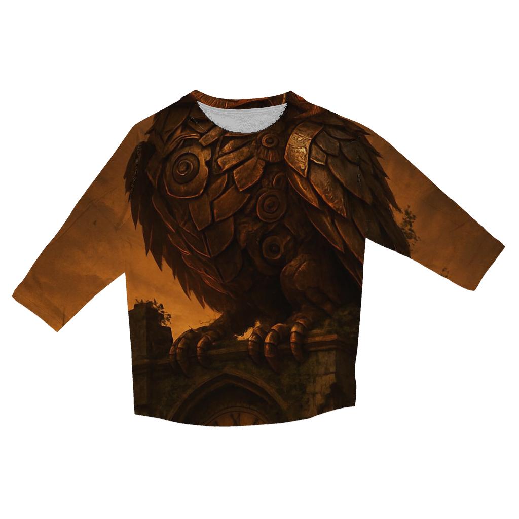 Mechanical Owl Sentinel personalized 3/4 sleeve tees