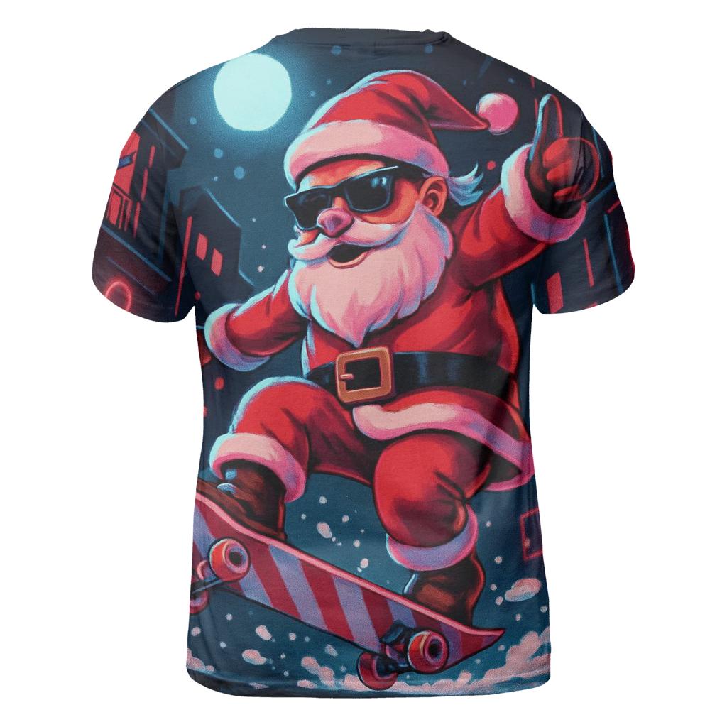 Neon Claus Skate Jam trendy printed shirt styles