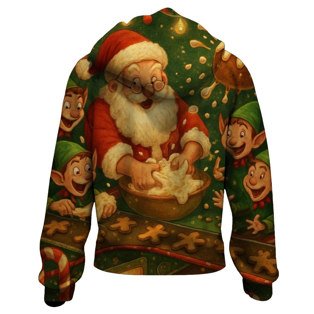 Santas Cookie Factory Chaos heavyweight hoodies