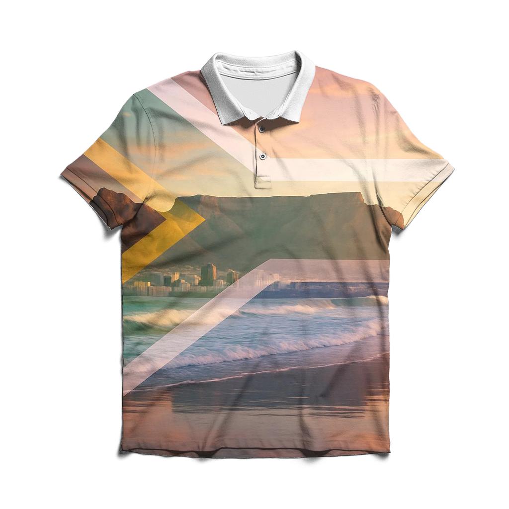 Rainbow Nation Fusion designer slim fit polos
