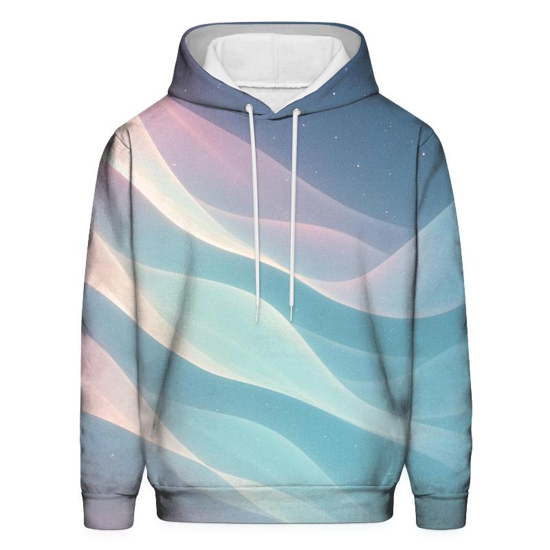 Aurora Ribbon Gradient custom hoodies