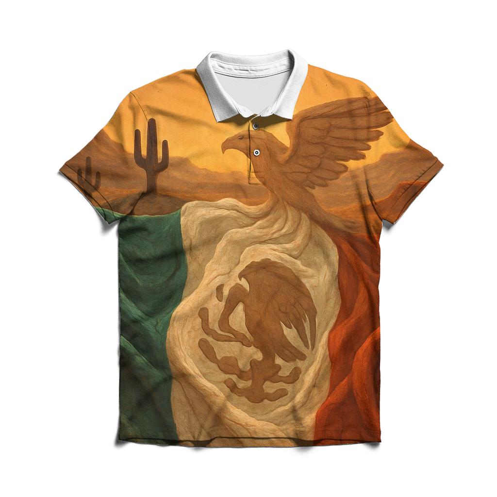 Mestizo Clay Tapestry custom polo shirts