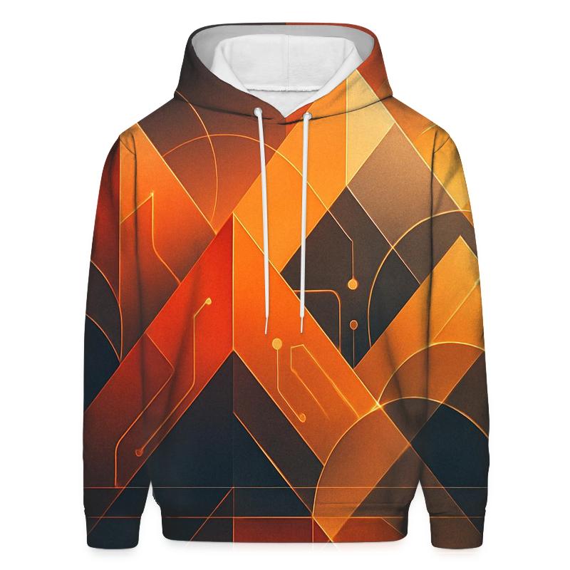 Sunset Circuit Gradient custom hoodies