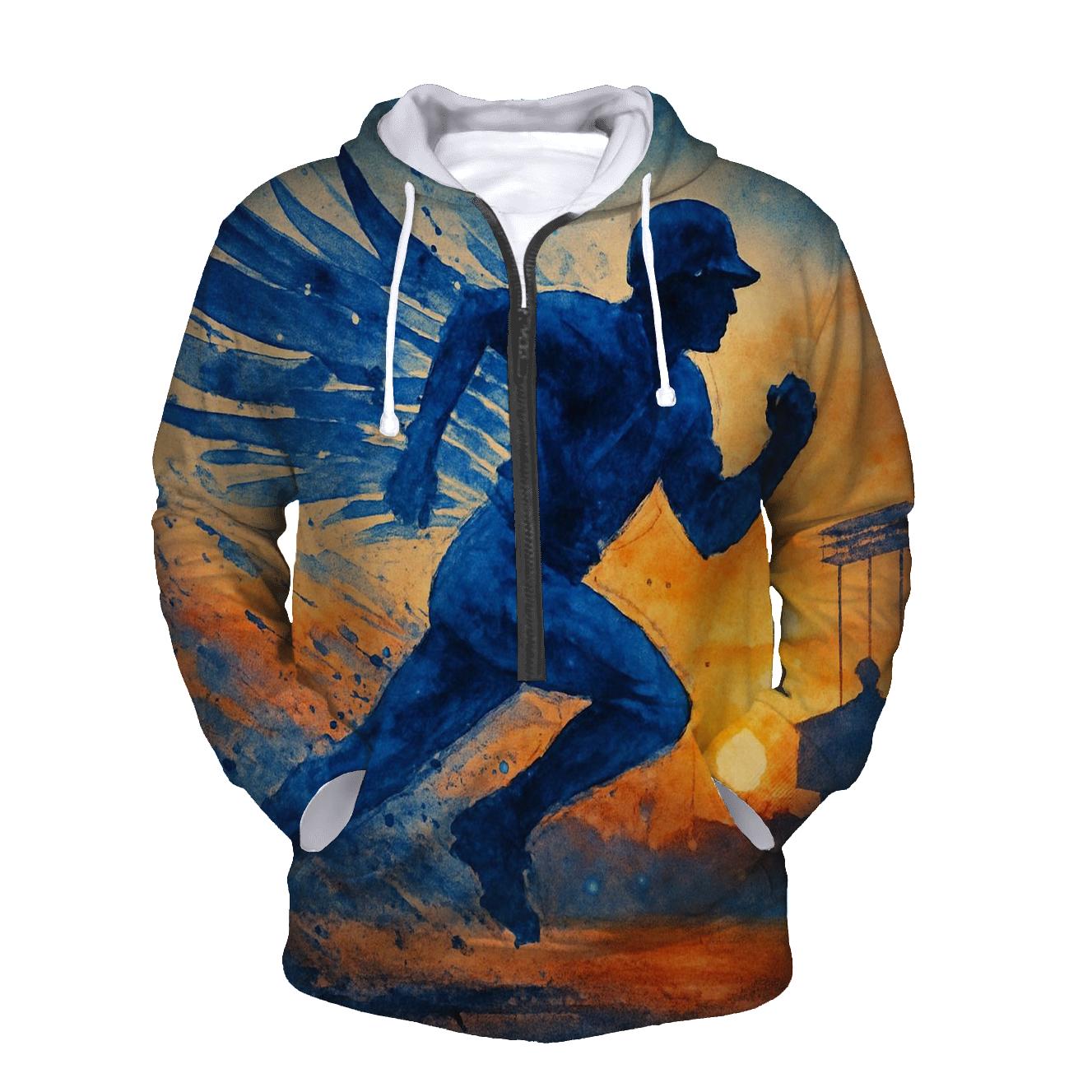 Wings Of Speed Silhouette pullover hoodies