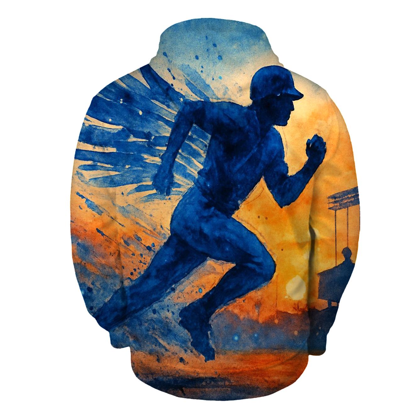 Wings Of Speed Silhouette pullover hoodies