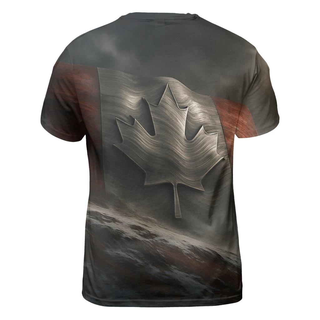 Maple Wind Sculpture trendy printed shirt styles