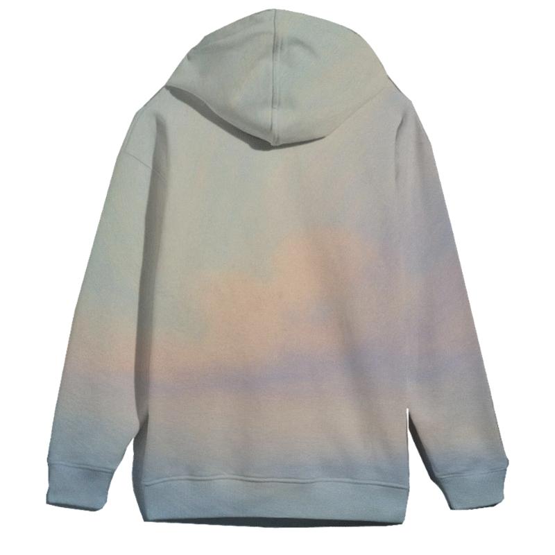 Pastel Cloud Drift lightweight hoodies