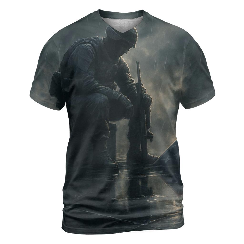 Last Watch Reflection vibrant all-over design tees