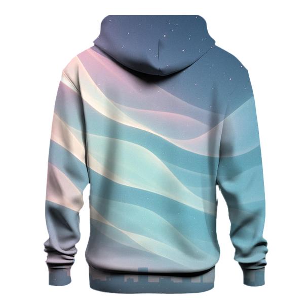 Aurora Ribbon Gradient zip-up hoodies