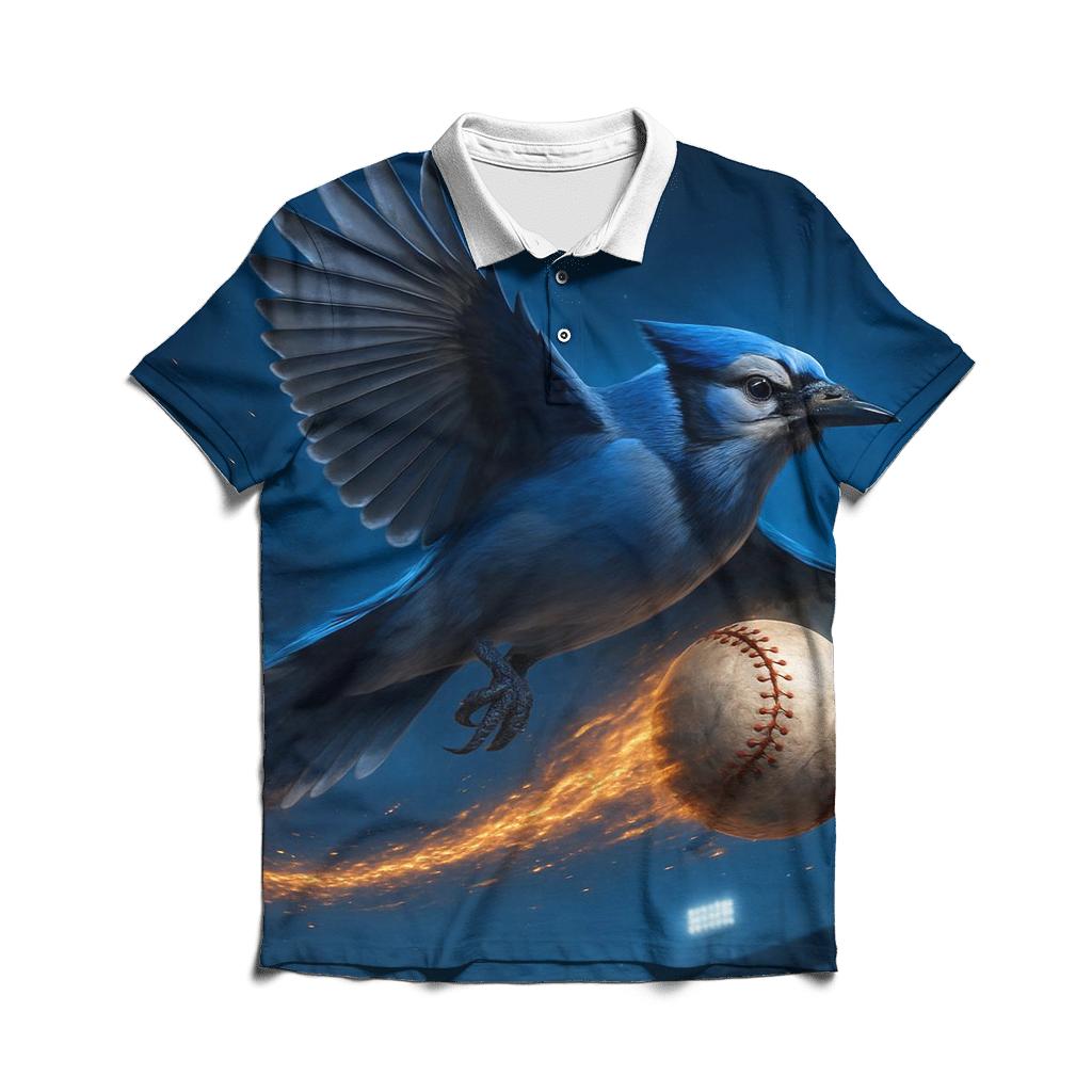 Blue Jays Flight Trail embroidered polo tops