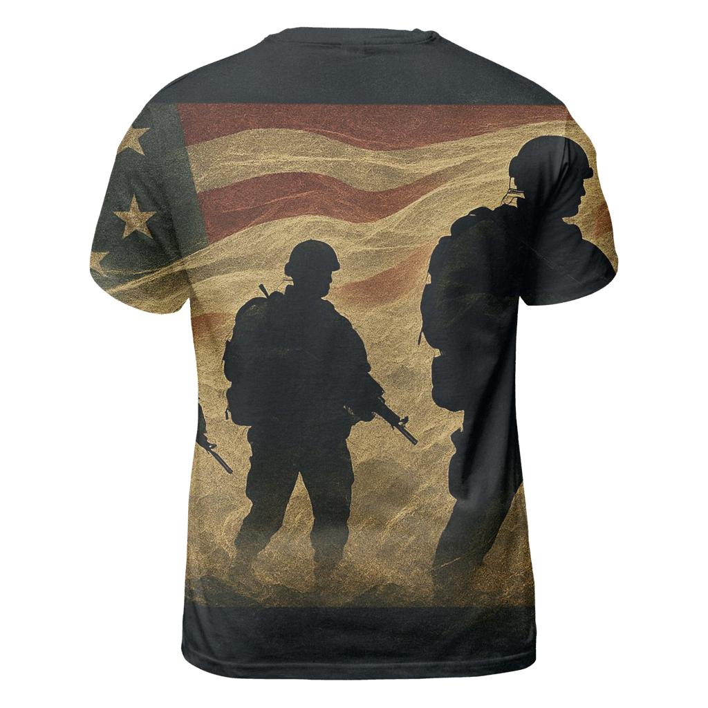 Ranger Silhouette Banner trendy printed shirt styles