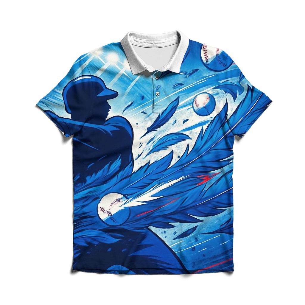 Soaring Victory Blue Jays stylish collar polo tees