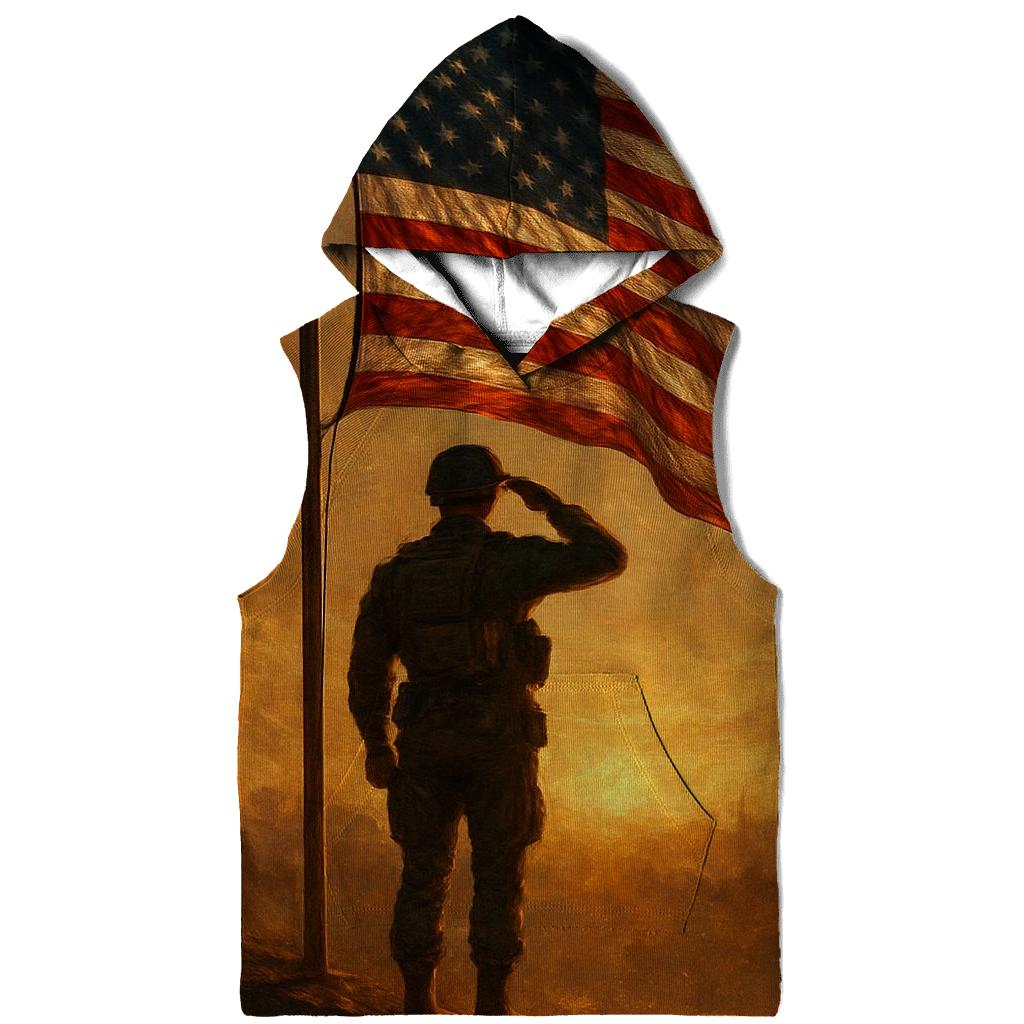 Dawn Sentinel Flag pullover hoodies