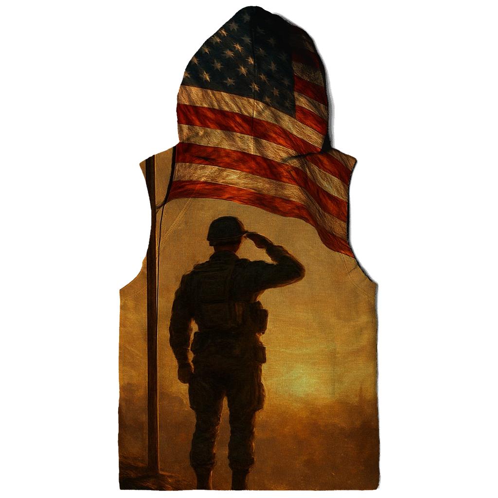 Dawn Sentinel Flag pullover hoodies