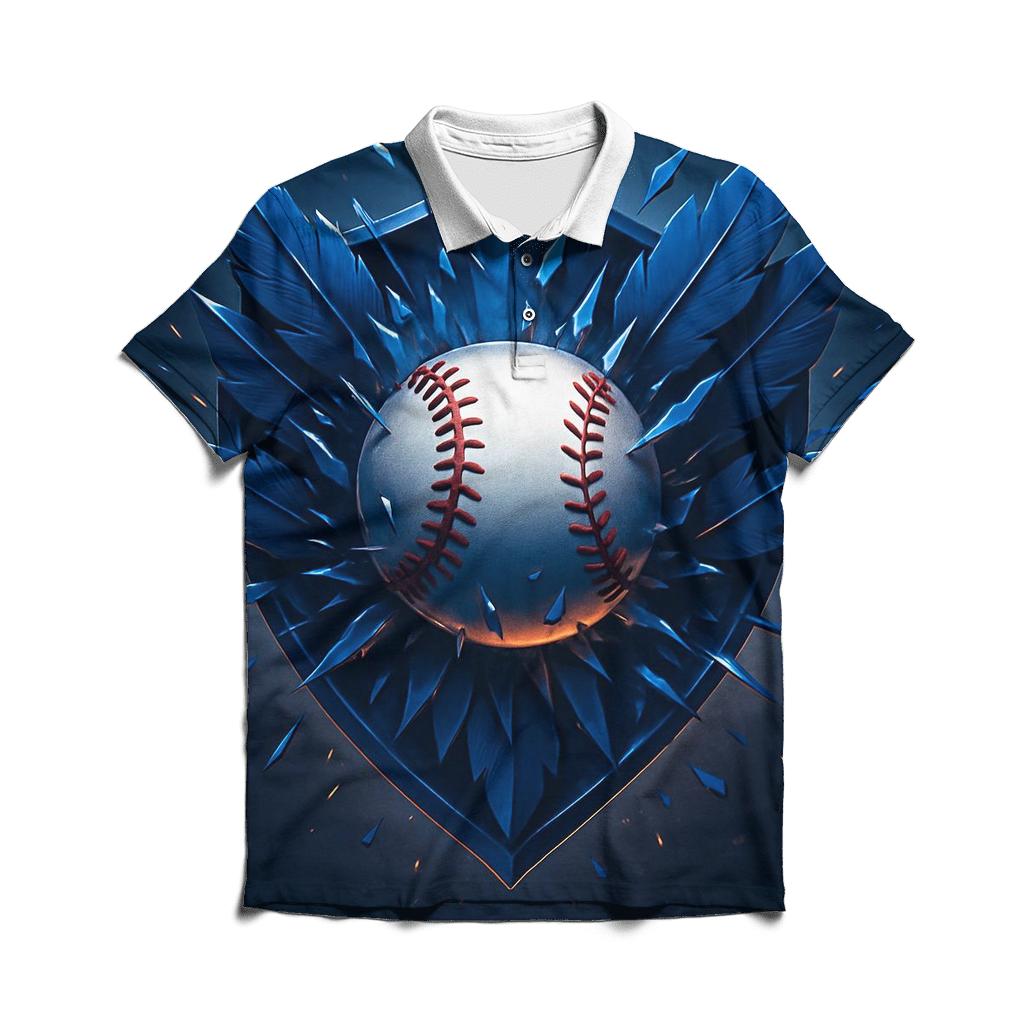 Blue Jays Feather Explosion custom polo shirts