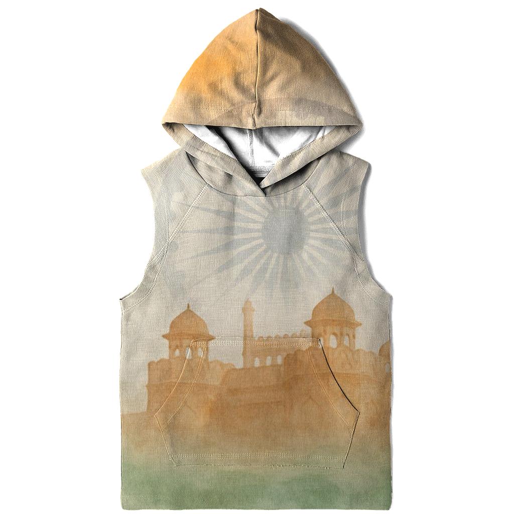 Saffron Sunrise Horizon zip-up hoodies