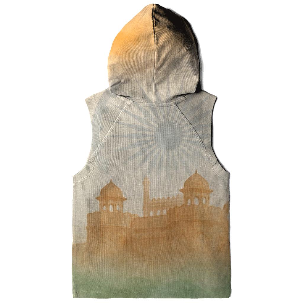 Saffron Sunrise Horizon zip-up hoodies