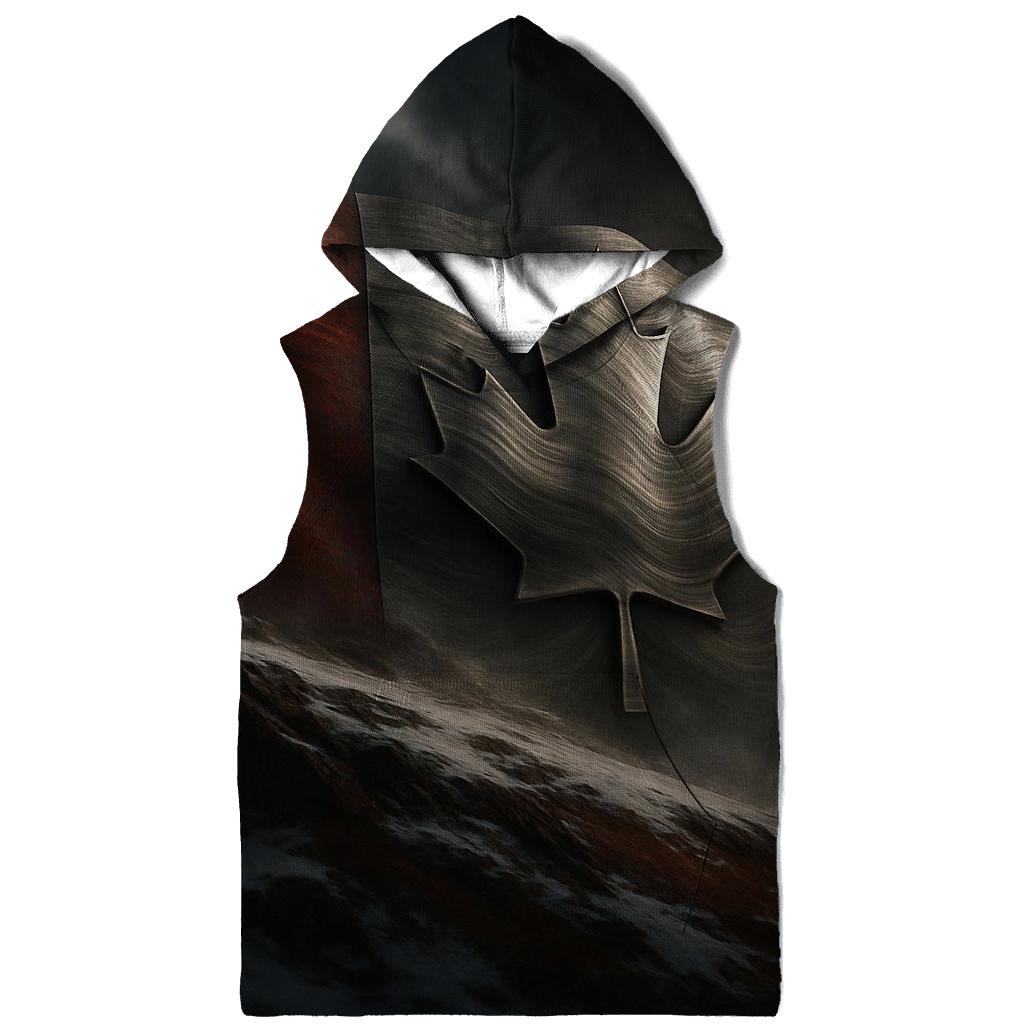 Maple Wind Sculpture zip-up hoodies