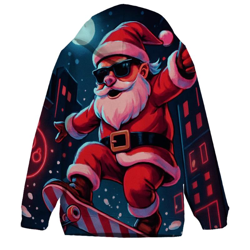 Neon Claus Skate Jam custom hoodies