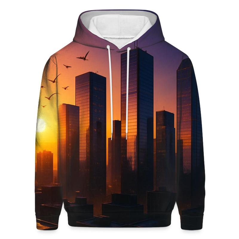 Skyline Ember Mosaic zip-up hoodies
