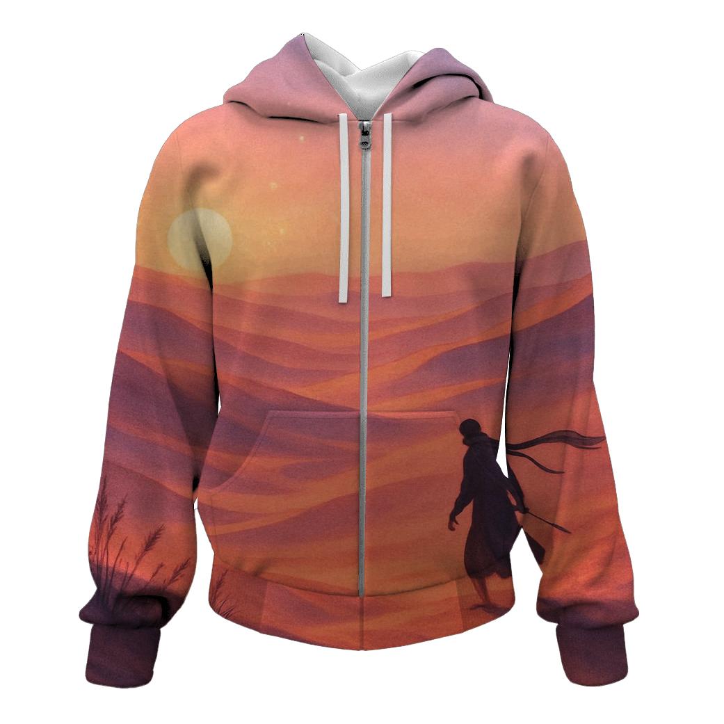 Coral Dune Horizon heavyweight hoodies