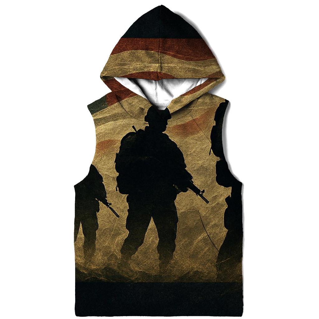 Ranger Silhouette Banner embroidered hoodies