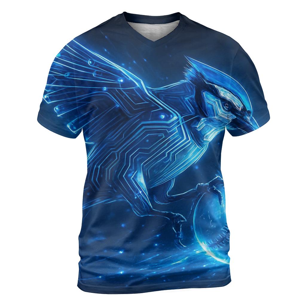 Blue Jays Circuit Strike artistic all-over print tops