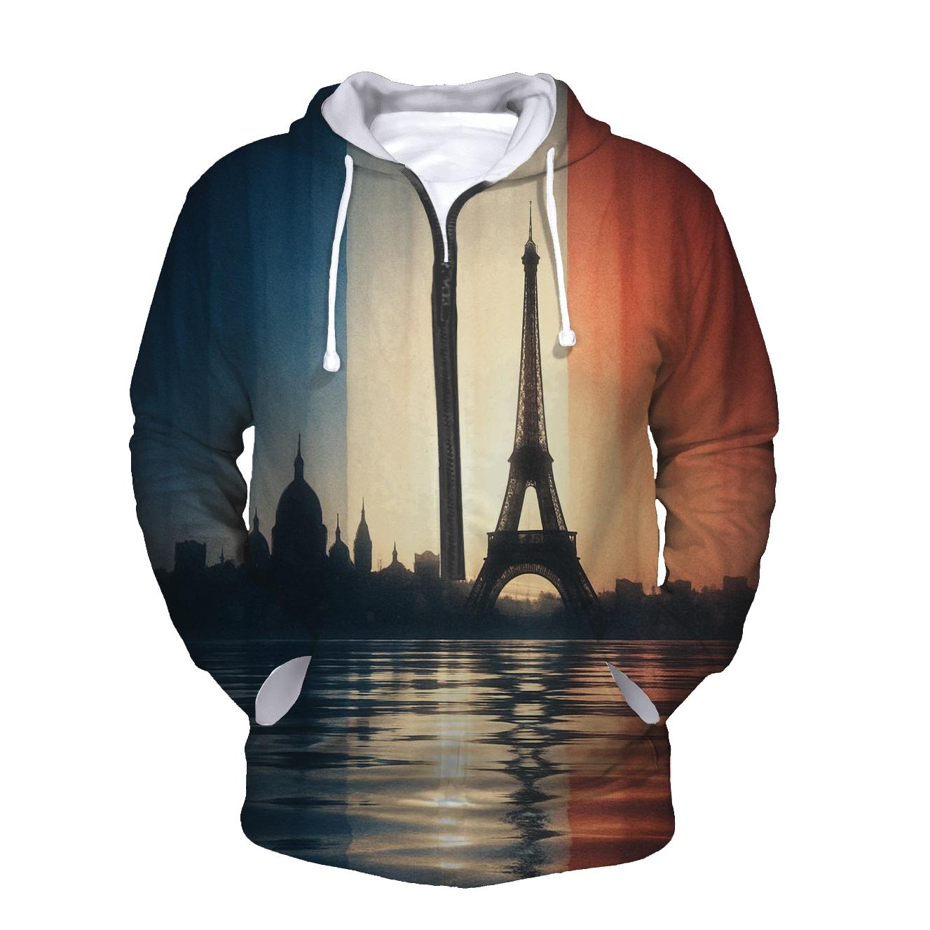 Tricolore Reflection hoodie styles