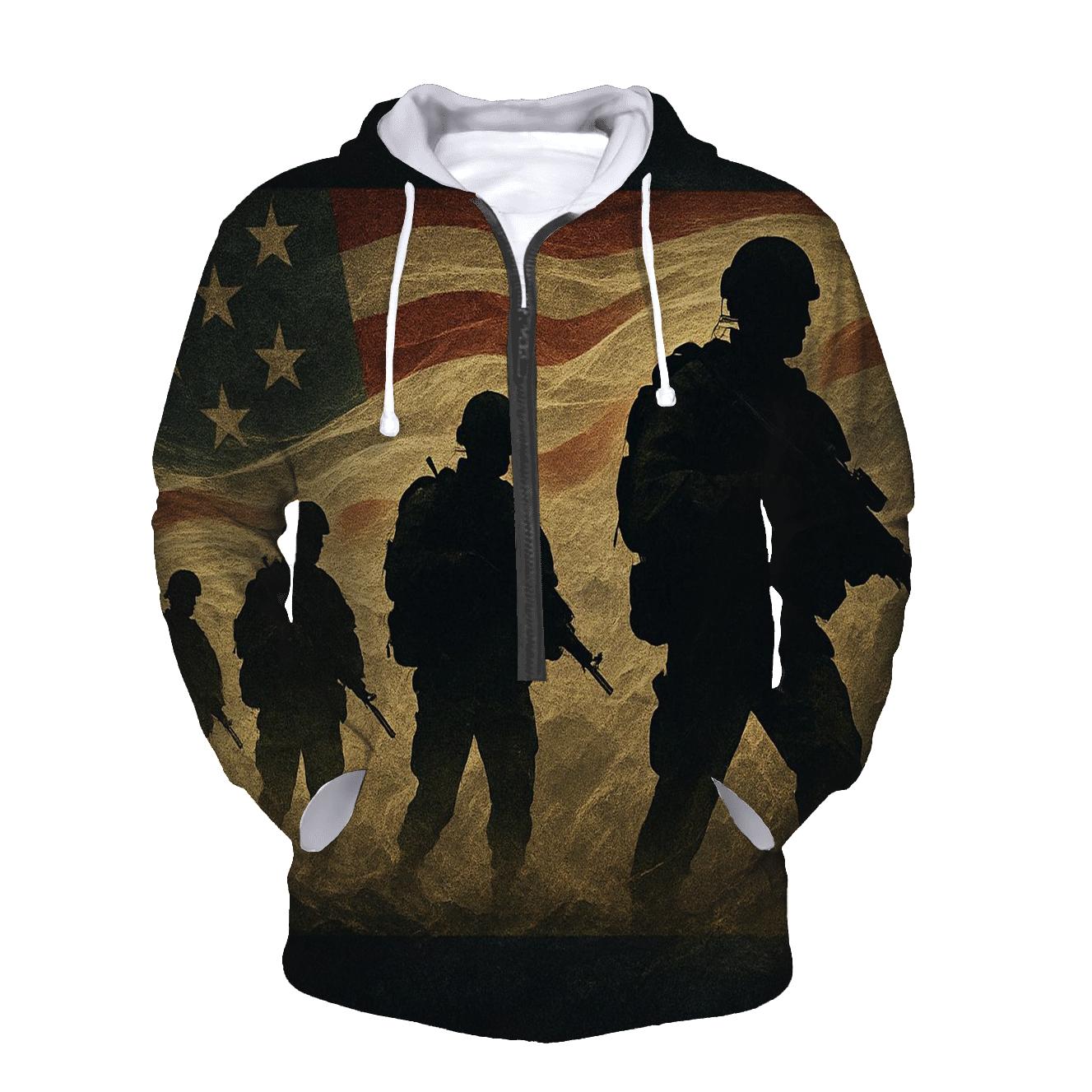 Ranger Silhouette Banner hoodie styles