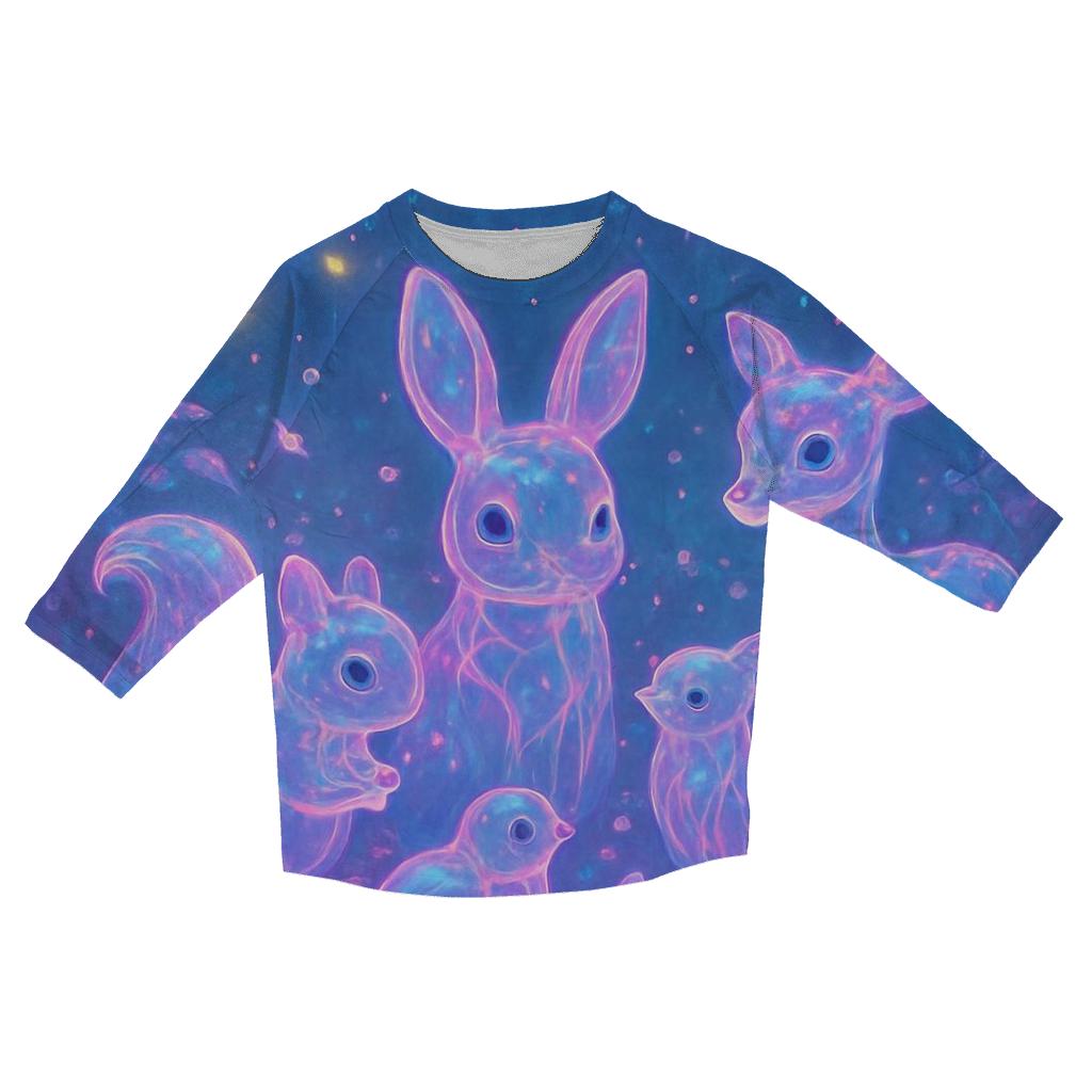 Enchanted Glass Menagerie custom 3/4 sleeve shirts