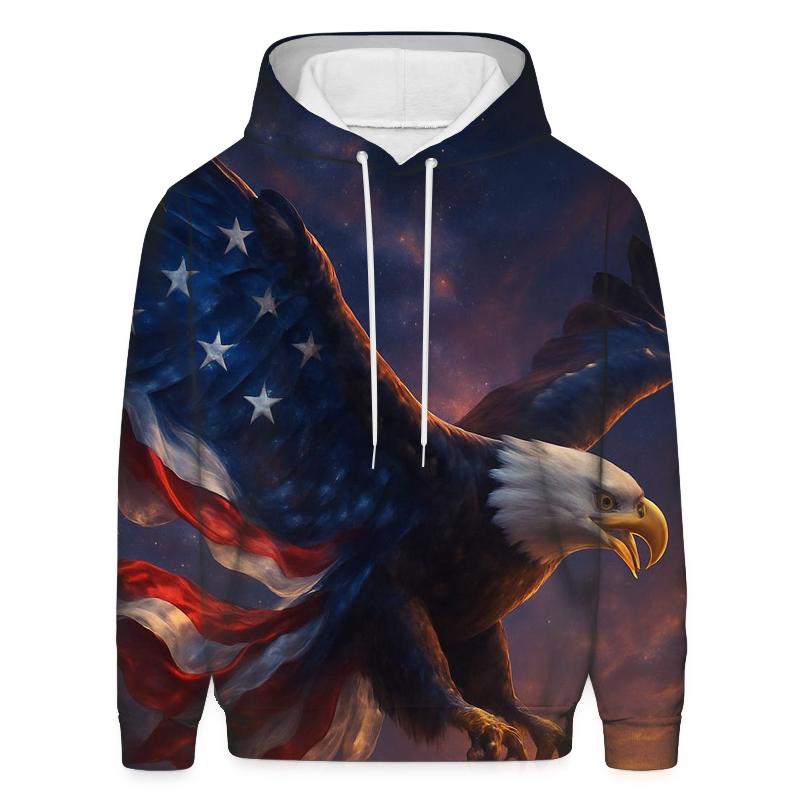 Nebula Stripes Eagle lightweight hoodies