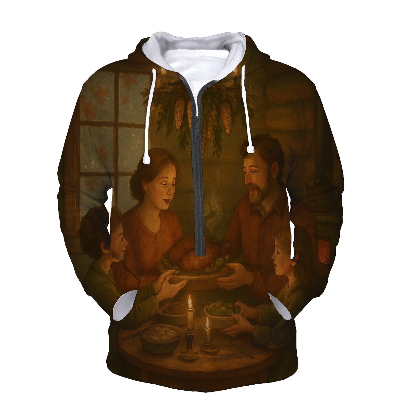Cozy Cabin Supper premium hoodies