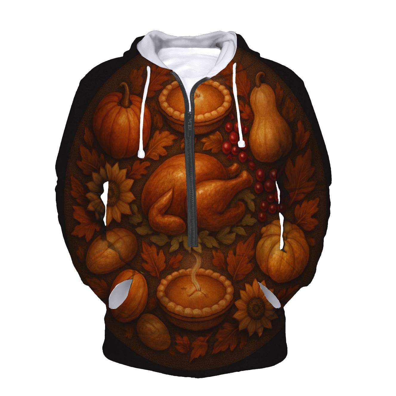 Feast Of Giving Mandala graphic hoodies