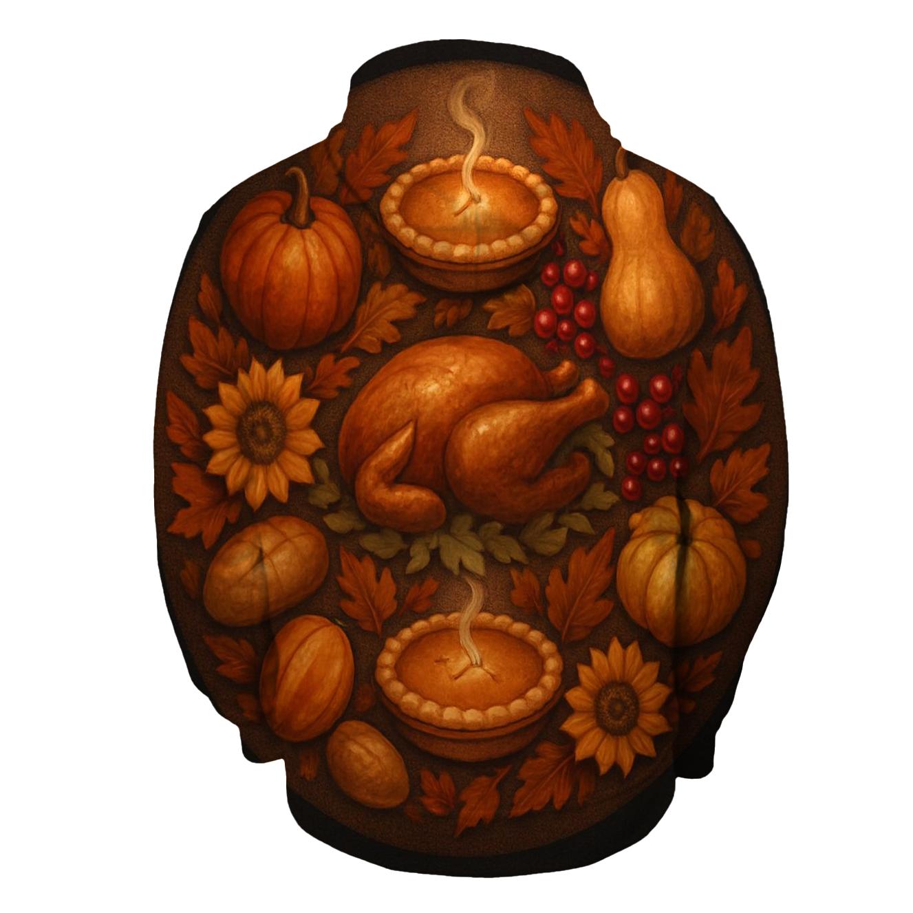 Feast Of Giving Mandala graphic hoodies